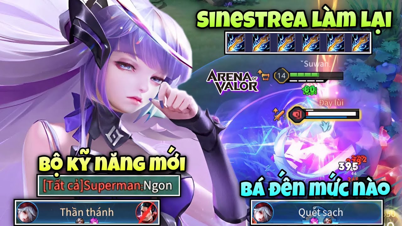 Sinestrea Sau Khi Được Làm Lại Kỹ Năng Thì Bá Đến Mức Nào Khi Kết Hợp Với Gươm Sấm Sét !!!