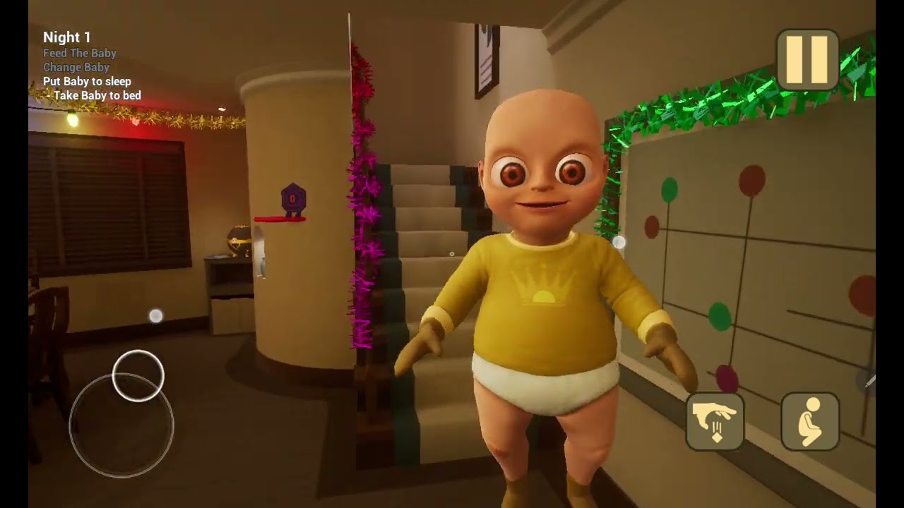 The baby and yellow
