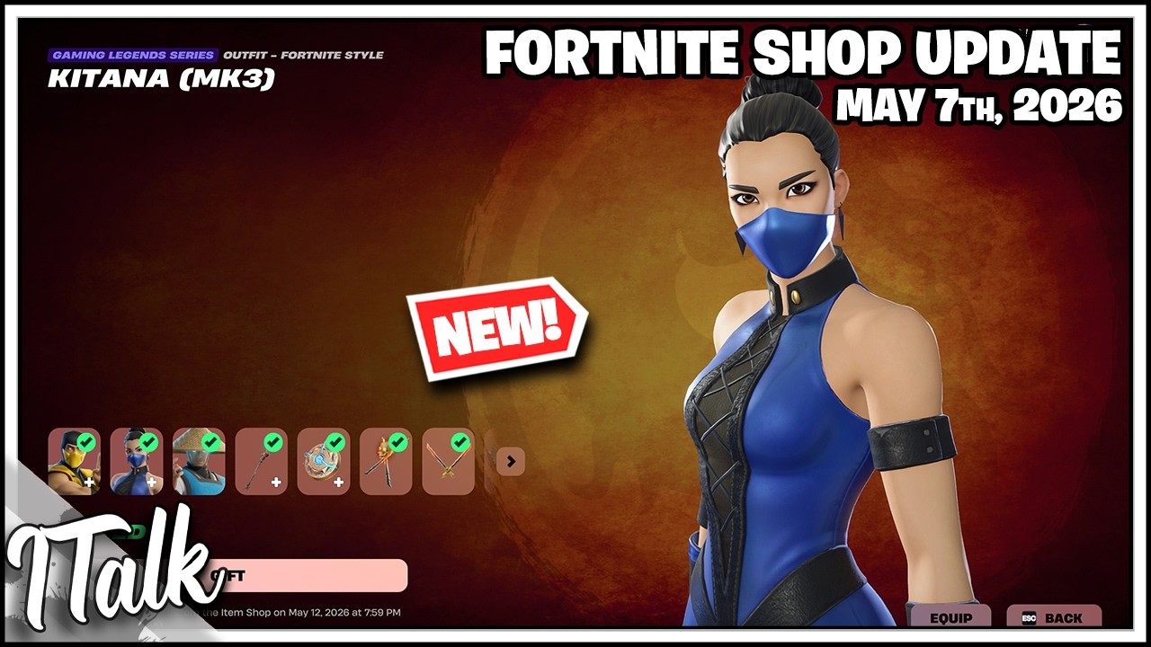 В магазине Fortnite *НОВИНКА*: SLURP DOG И MORTAL KOMBAT ВОЗВРАЩАЮТСЯ! [7 мая 2026 г.] (Fortnite,...