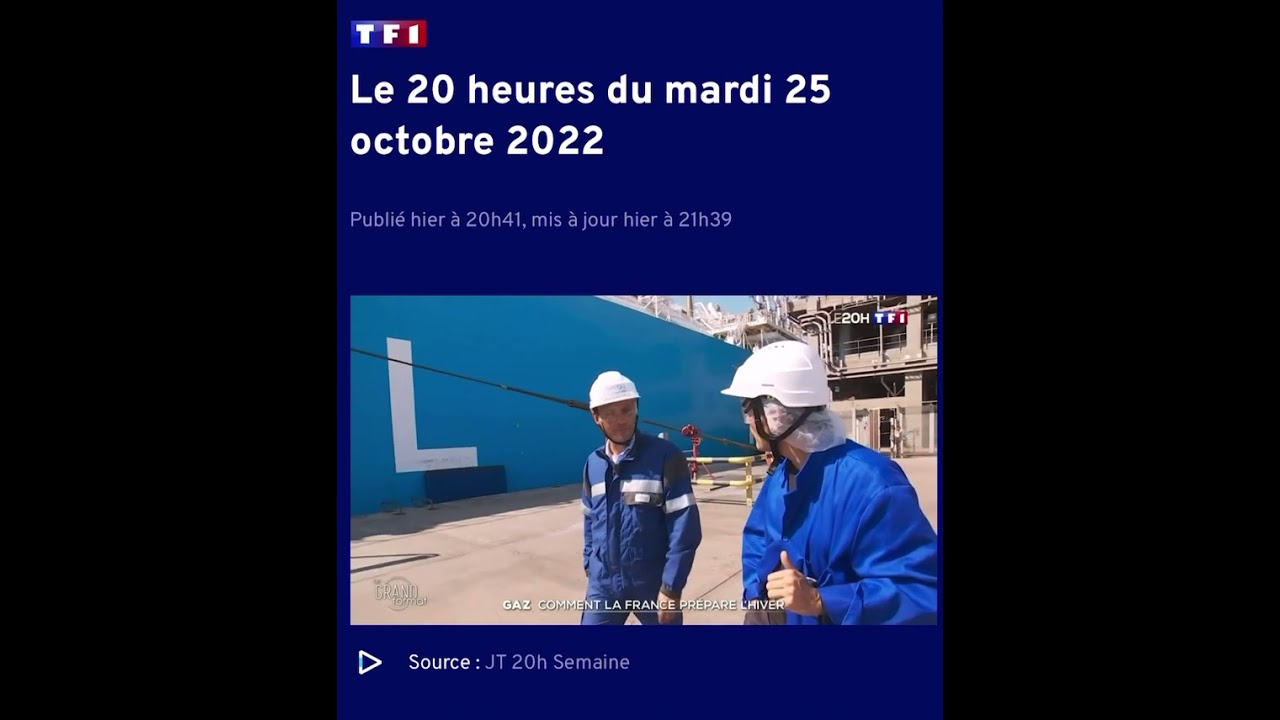 Reportage TF1 sur le terminal de Fos Cavaou