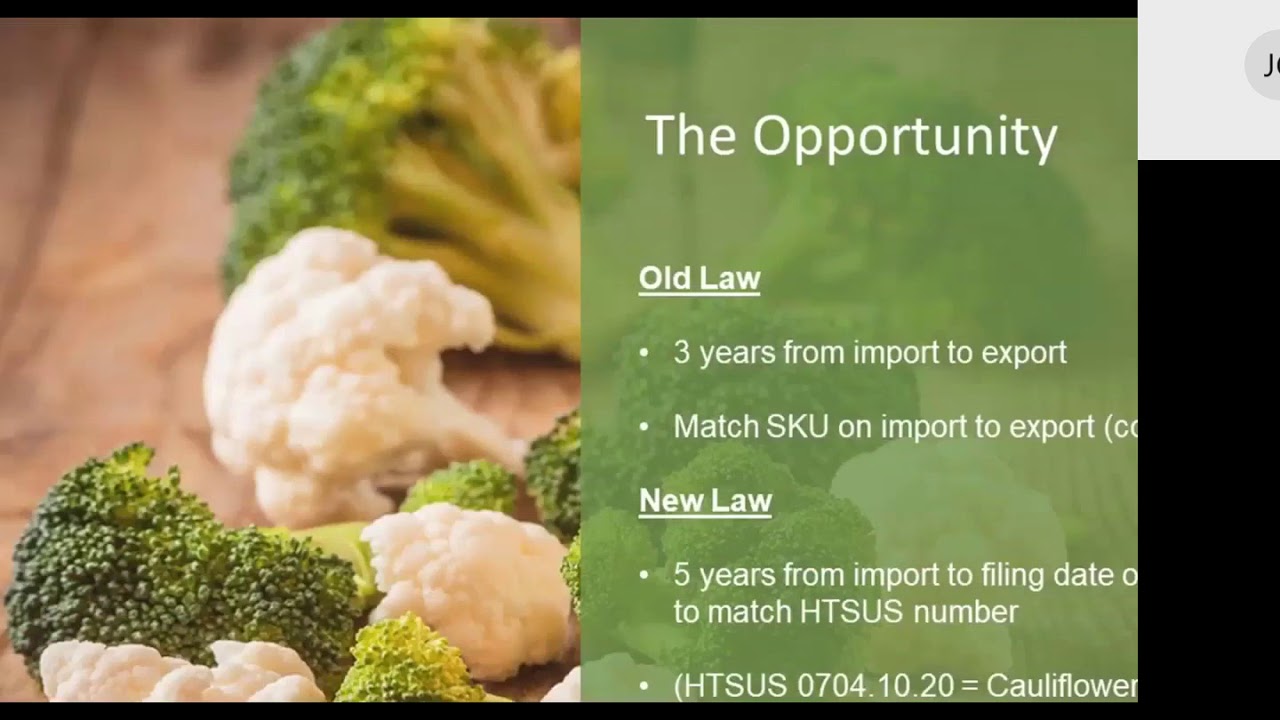 Duty Drawback &ndash; New Opportunities