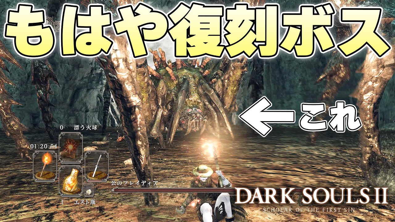 本来は激強ボスの『公のフレイディア』を未来からの逆輸入知識で破壊する不死人【DARK SOULSⅡ実況】