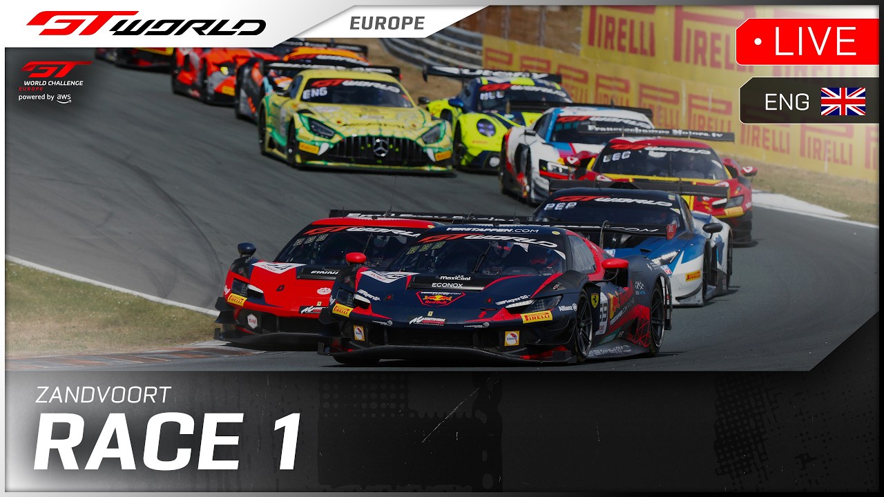 LIVE | Race 1 | Zandvoort | GT World Challenge powered by AWS 2026 (English)