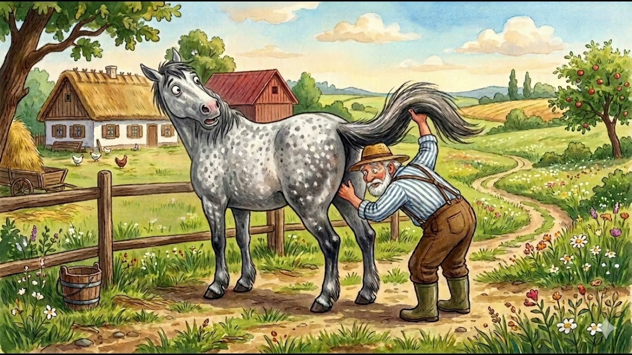 Koń Stefan ma owsika