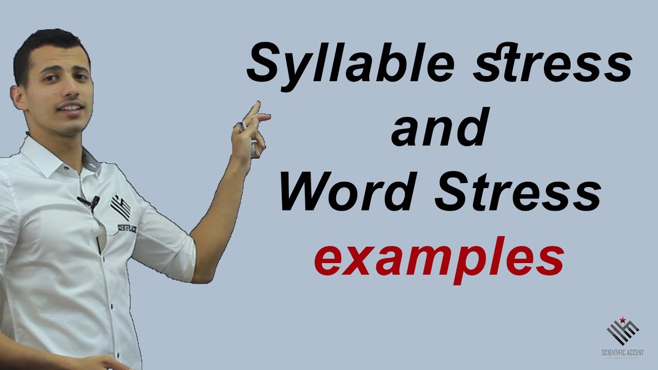 Syllable stress & Word Stress PRACTICING!