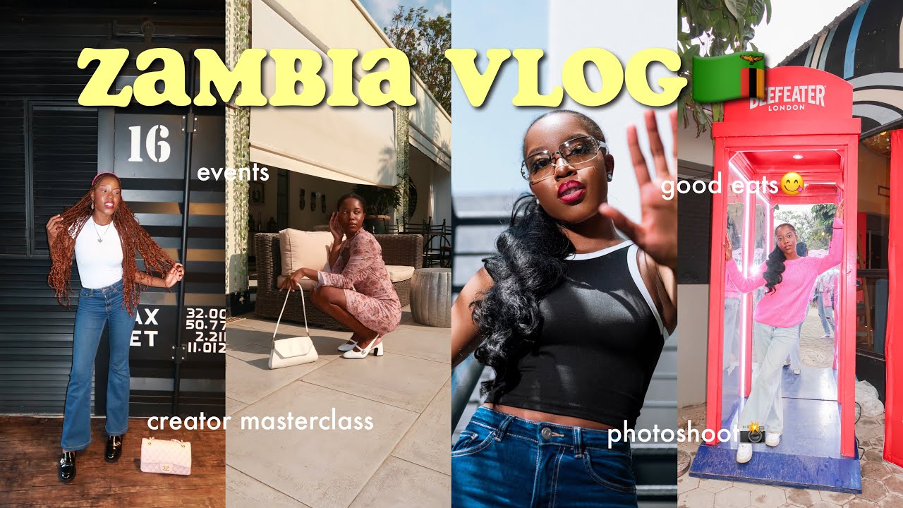 Zambia Vlog🇿🇲: Photoshoots, Creator Masterclass, Events, etc.
