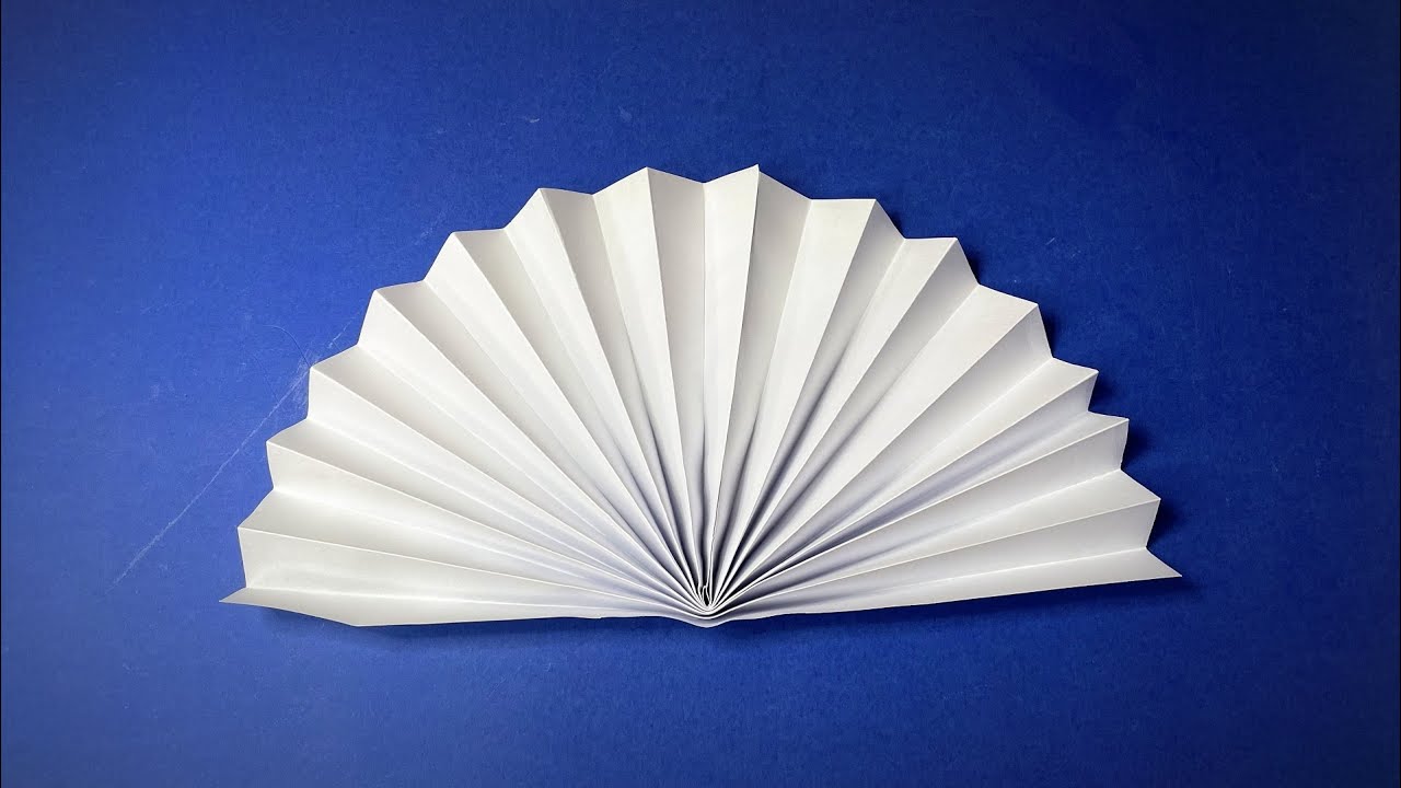Wachlarz Origami | Jak Zrobić Wachlarz z Papieru | Jak ochłodzić się w upale