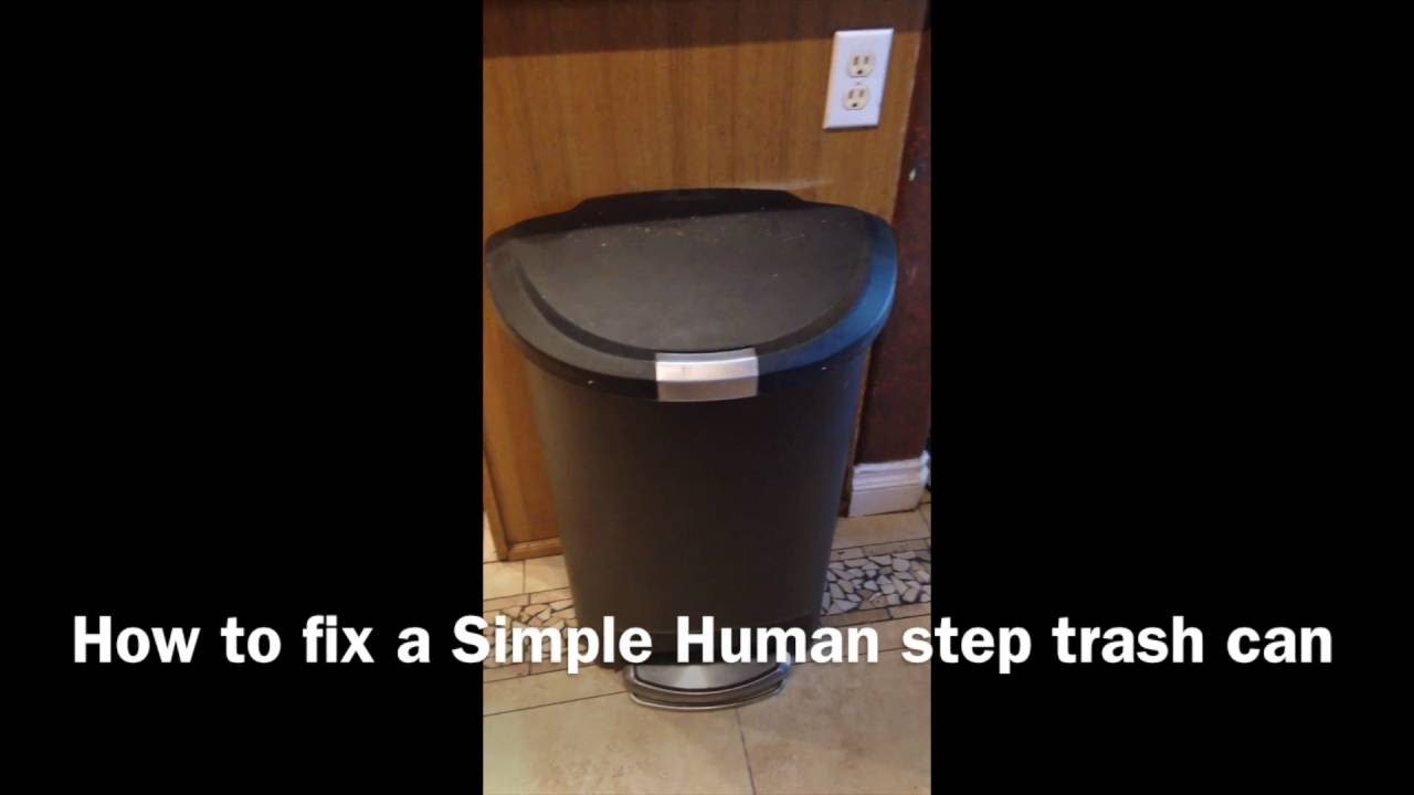 How to fix a Step trash can