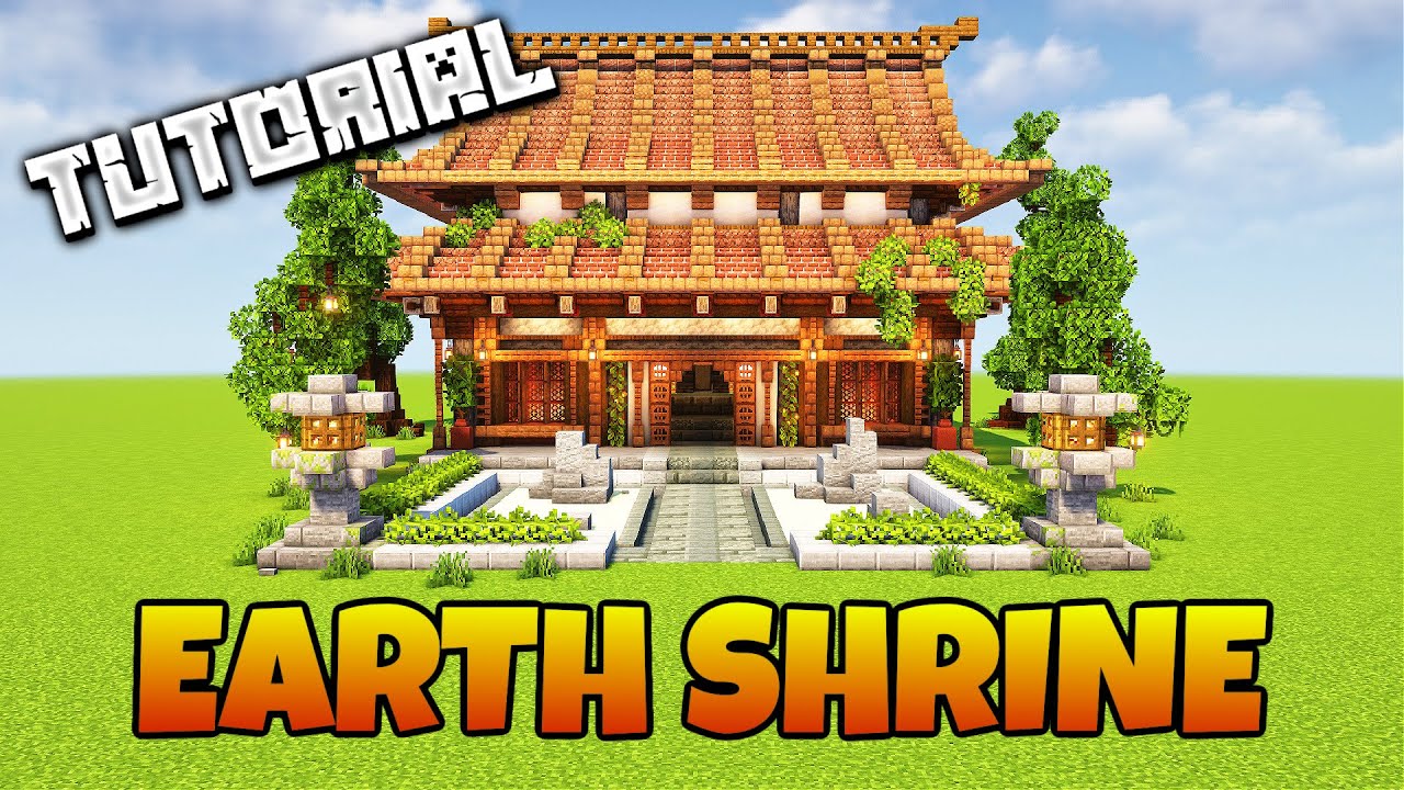 How To Build An Earth Shrine | Minecraft Tutorial