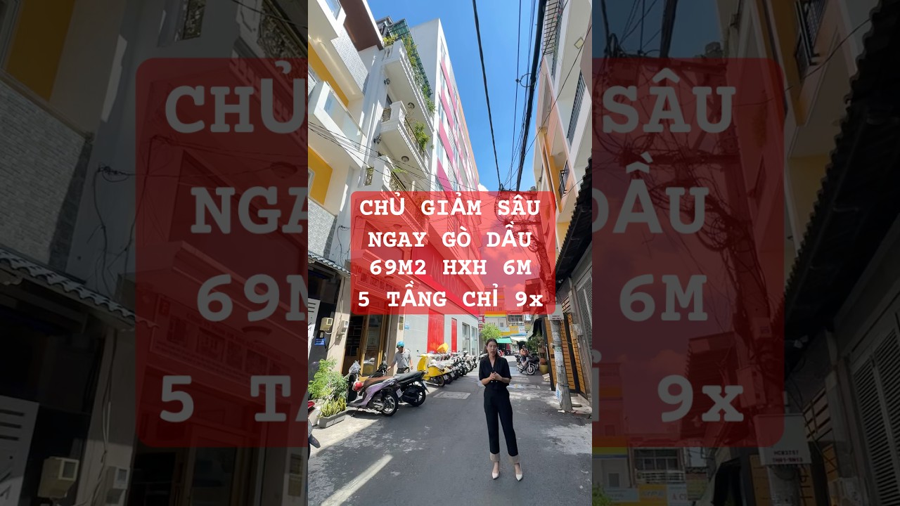 CHỦ THIỆN CH&Iacute; B&Aacute;N NH&Agrave; 5T G&Ograve; DẦU HXH 6M #trangsannha #shortsvideo #nhadep #nhatanphu #bdstanphu #bds