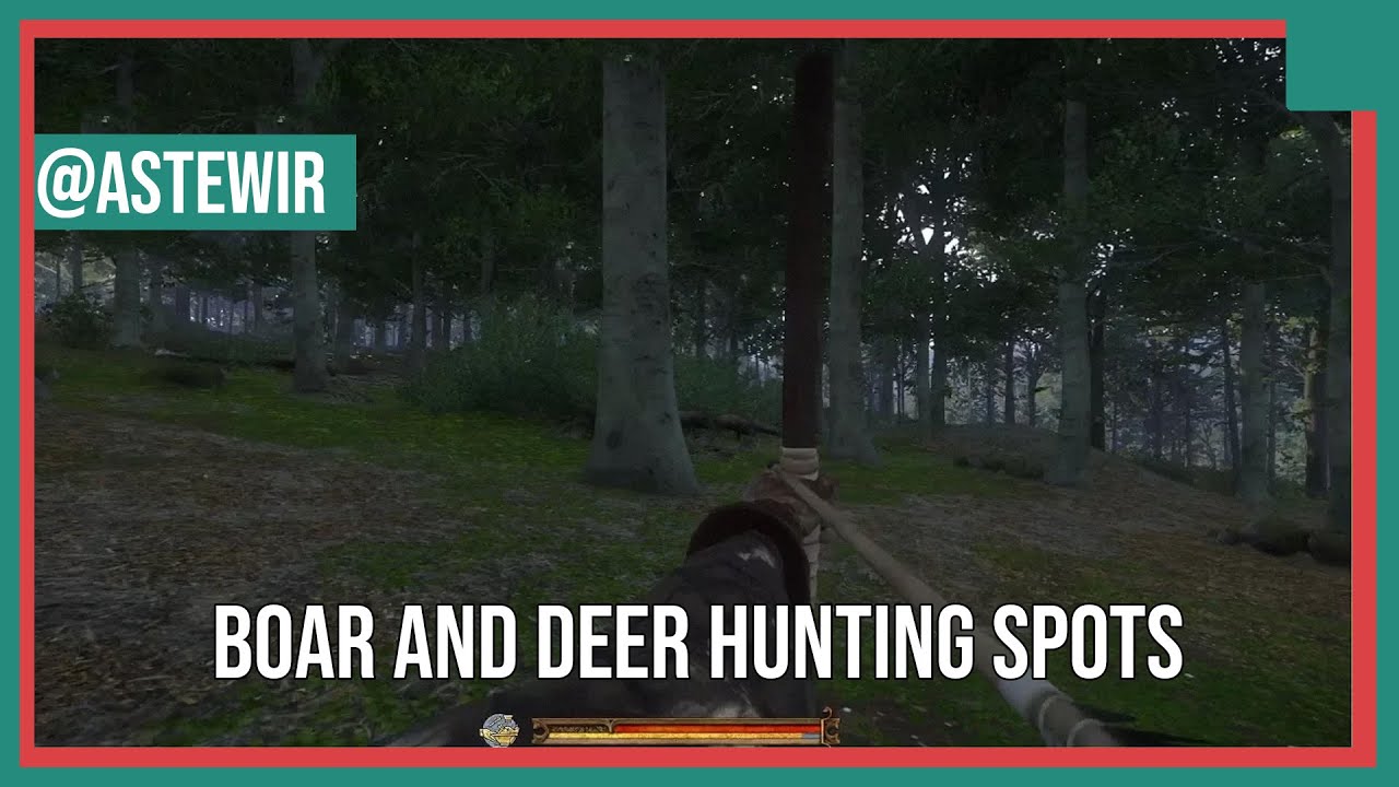 Kingdom Come Deliverance - Boar and Deer Hunting Spots Near Talmberg (HD)