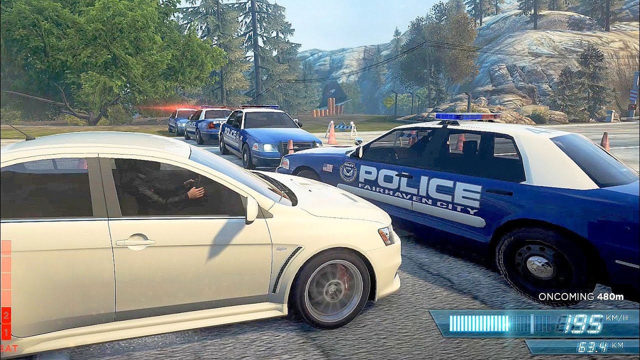 Need For Speed: Most Wanted Mitsubishi Evolution X Police Chase  Rampage Ultra Settings
