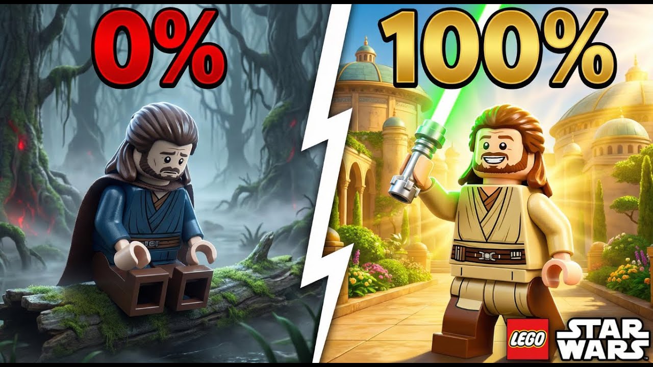 I Tried to 100% LEGO Phantom Menace... Here's What Happened...