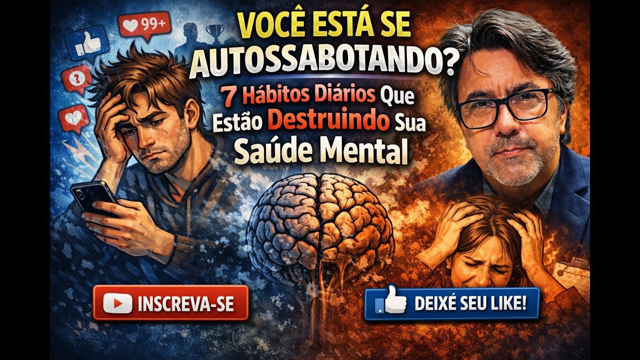 VOCÊ ESTÁ SE AUTOSSABOTANDO? 7 Hábitos Diários Que Estão Destruindo Sua Saúde Mental