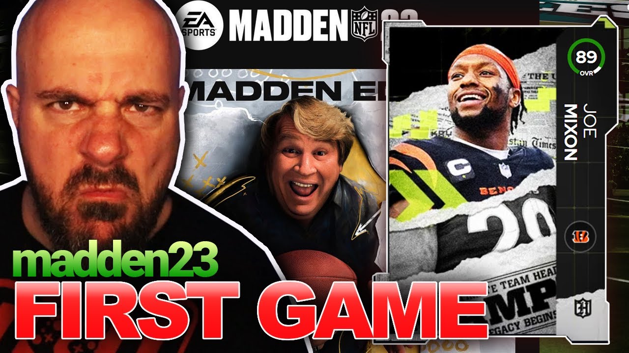 МОЯ ПЕРВАЯ ИГРА В MADDEN 23 ULTIMATE TEAM!