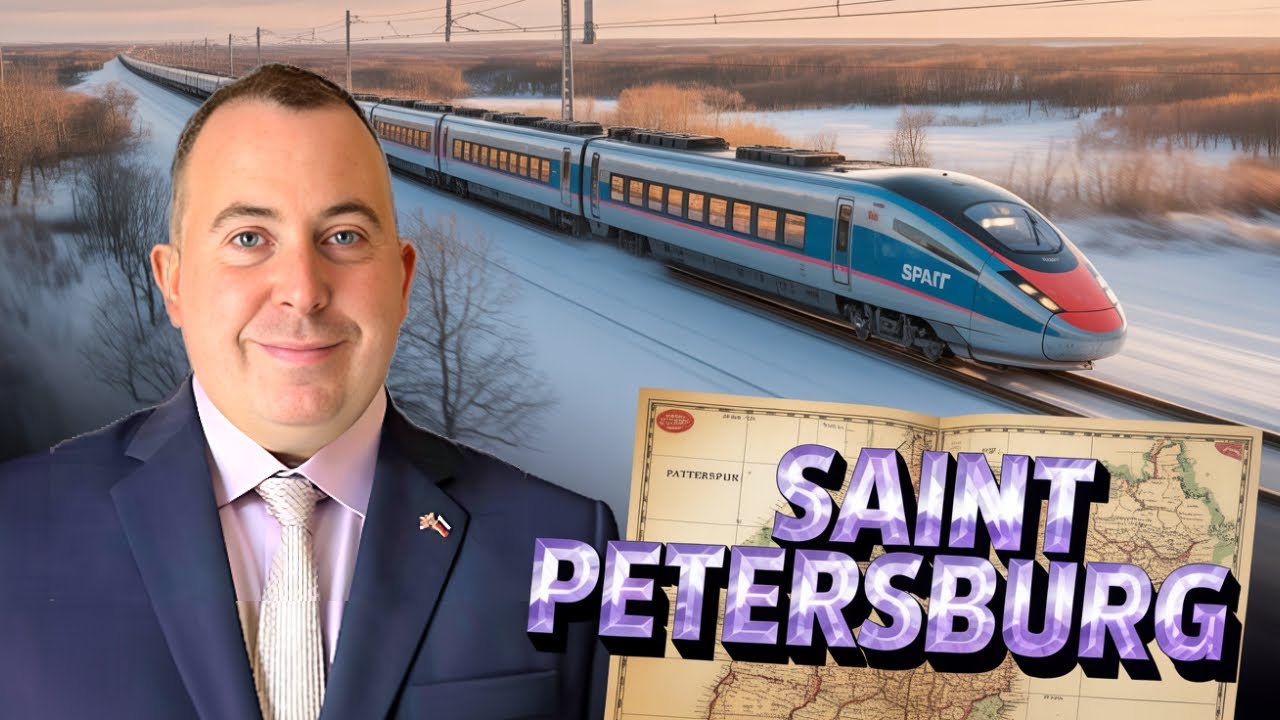Russia’s Venice! 🚆 Sapsan Train + River Cruise in Stunning Saint Petersburg 🇷🇺
