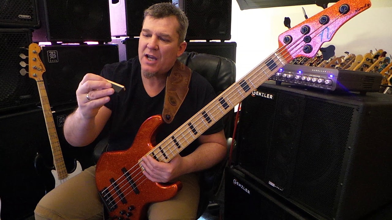 Nordy Mute Demo - bass guitar string mute - Andy Irvine