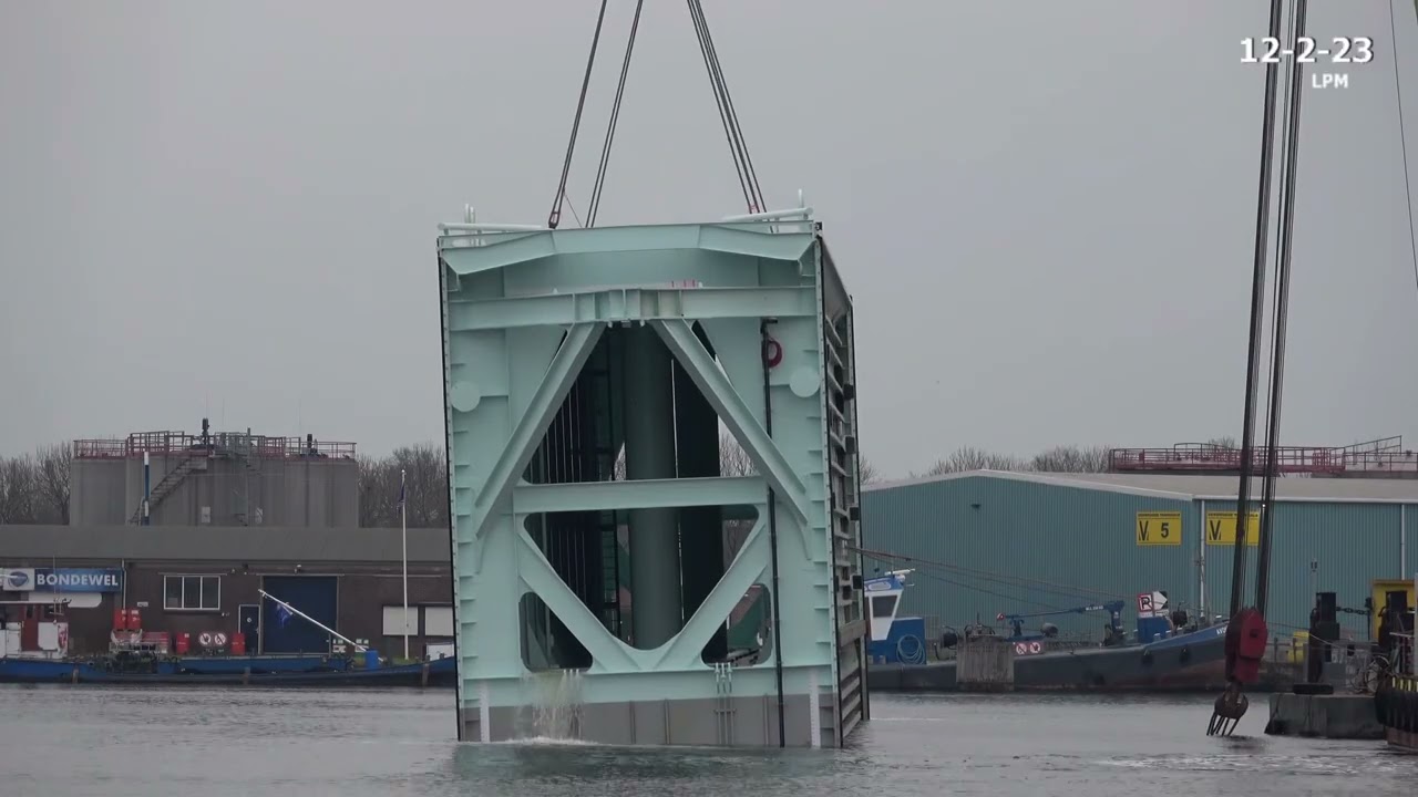 Zeesluis Terneuzen promo 2026, vertoning film van bouw (2017 - 2025)  Productie Leen Muller