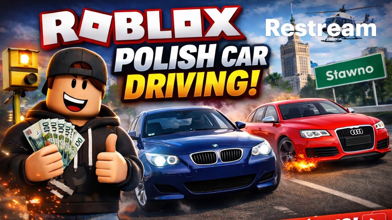 ROBLOX Polish Car Driving! 🔥 | !ig !dc #roblox