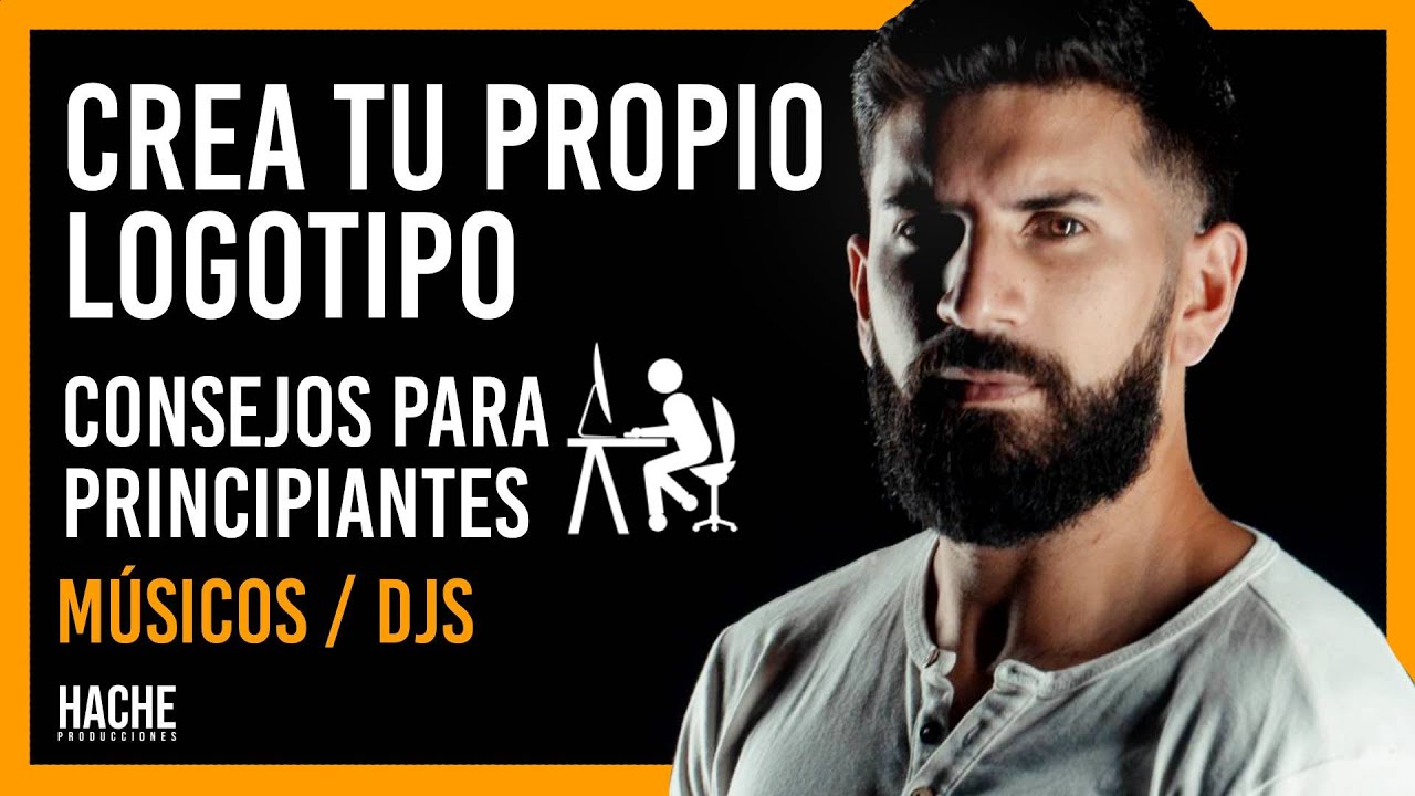 3 Pasos (SIN CONOCIMIENTOS PREVIOS) para CREAR tu LOGOTIPO 🎨, Especial para M&uacute;sicos y Djs  🎧🎶