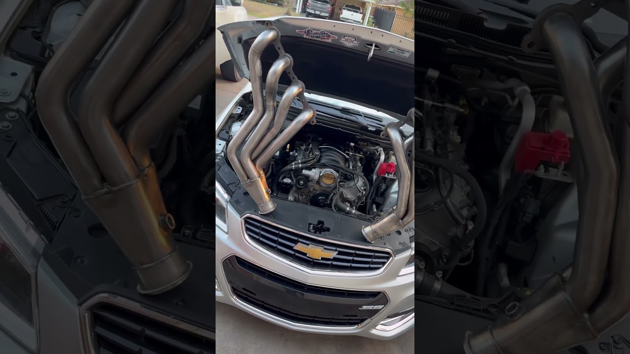 JBA Longtube headers / Chevy ss 🥵🔥/ install video / stay tuned 🤝#longtubeheaders#chevyss#mechanic