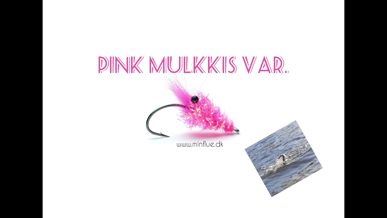 Pink Mulkkis var./Glimmer reje var. - havørred flue til de kolde måneder på kysten.