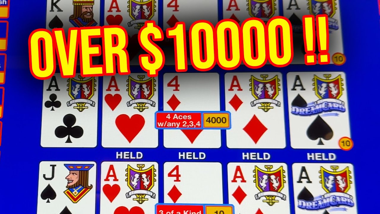 UNBELIEVABLE EPIC RUN ON DREAM CARD POKER!! JACKPOT AFTER JACKPOT AFTER JACKPOT!! #poker