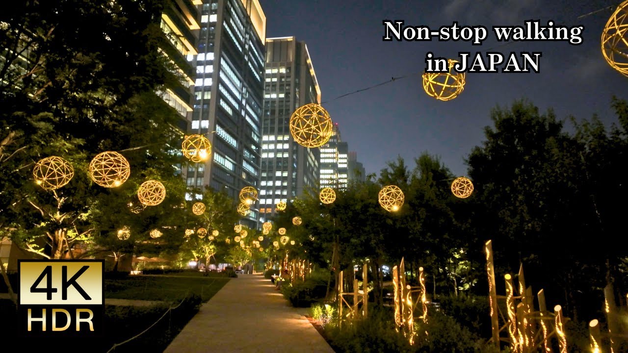 【東京夜散歩】大手町の美しすぎるオフィス街を歩く Otemachi - A Walk in Tokyo's Most Beautiful Business District
