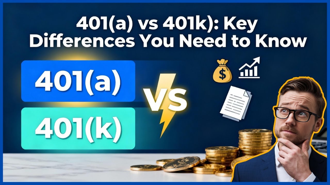 401(a) vs 401(k) Explained | 2026 Retirement Contribution Limits & Tax Benefits |Retirement Strategy