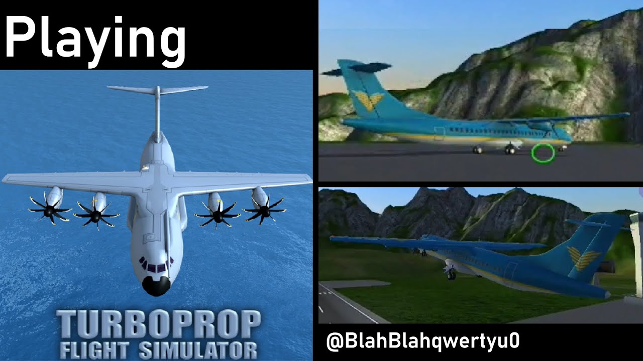Playing Turboprop Flight Simulator