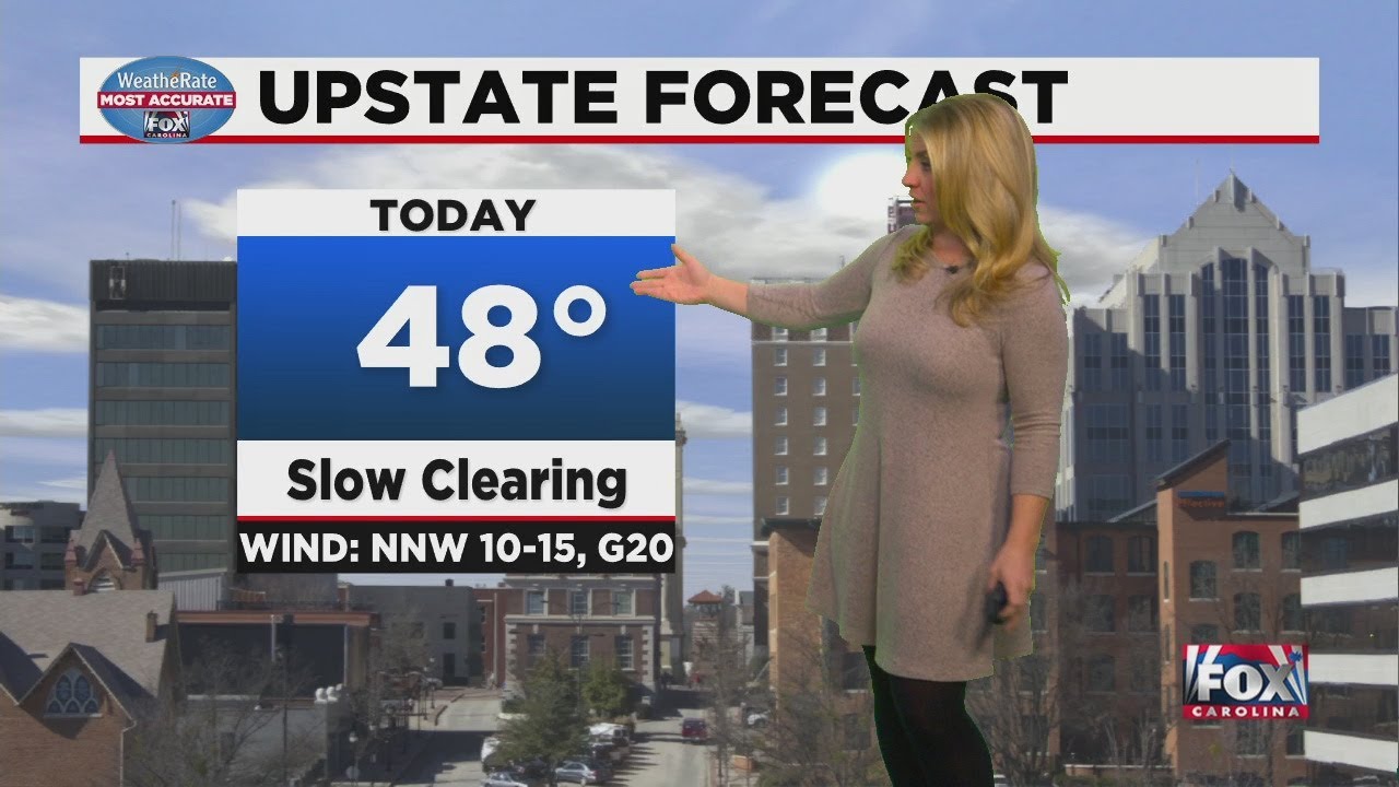 Clearing sky with chilly temps