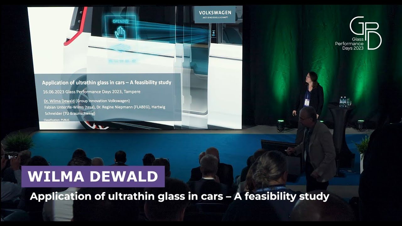 Wilma Dewald | Application of ultrathin glass in cars &ndash; A feasibility study