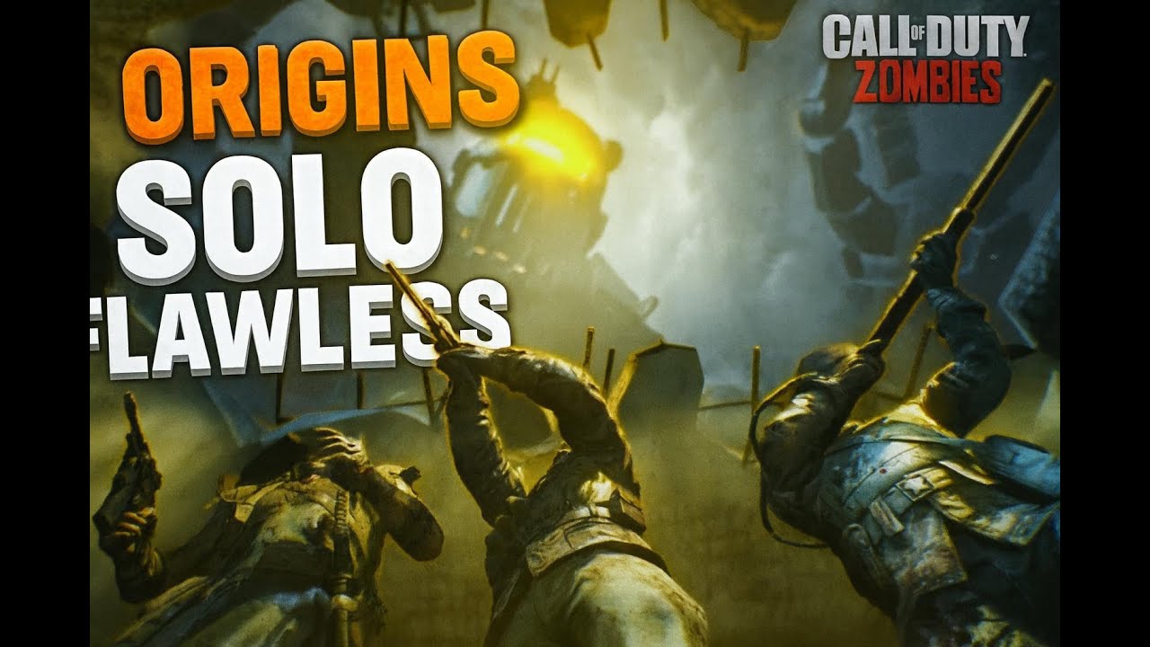 ORIGINS Easter Egg Solo Flawless (No Commentary) Black Ops 2 Zombies!