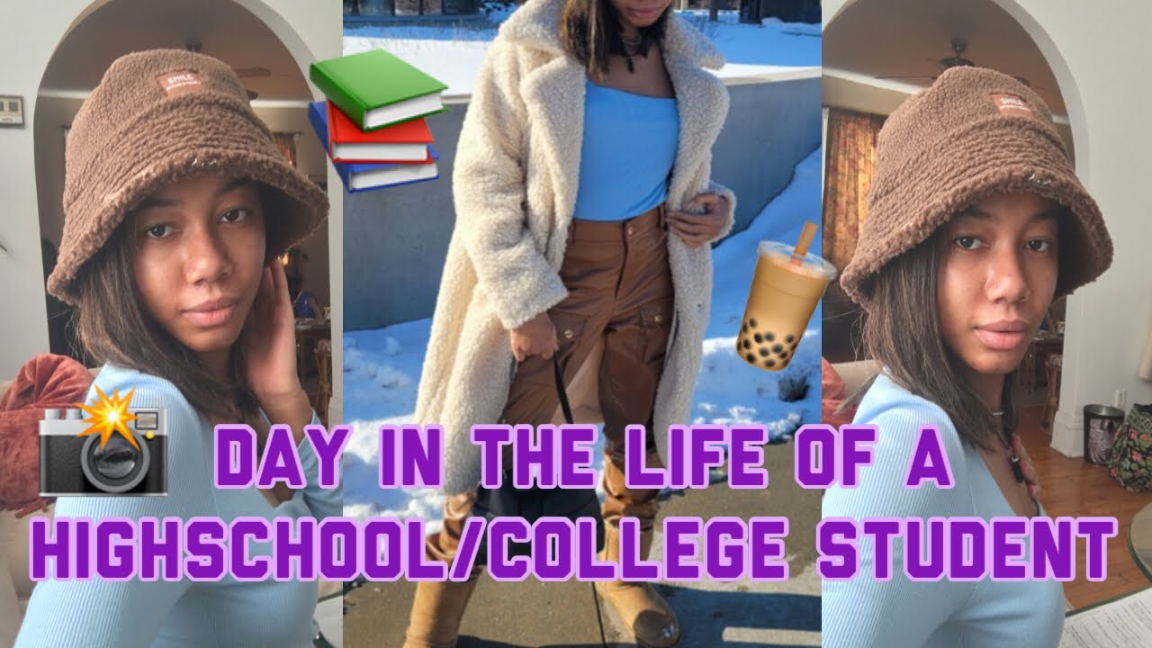 Day in the life of a Highschool/College Student 📚💗