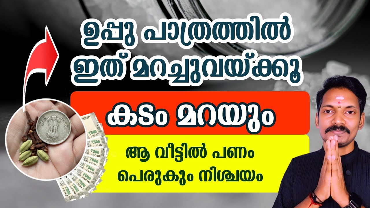 ആരും കാണാതെ ഉപ്പുപാത്രത്തിൽ ഇത് ഒളിപ്പിക്കൂ. പെട്ടെന്നൊരു പണപ്പെരുപ്പം വീട്ടിൽ ഉറപ്പ്.