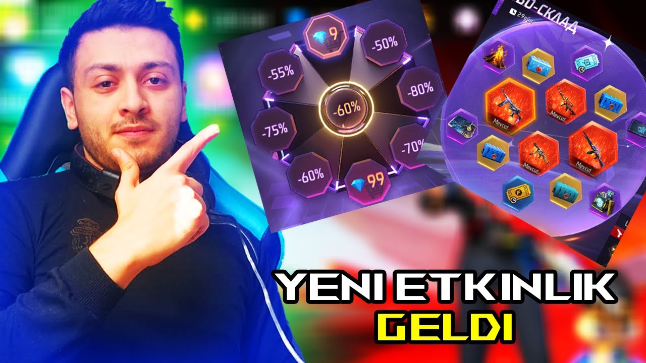 YENİ ÇARK VE EVOLAR  20000 ELMAS HARCAMA FREE FİRE