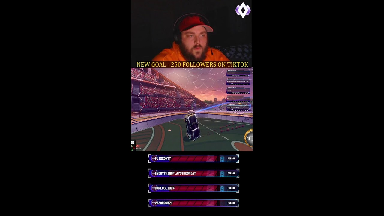 Rocket League warm up then ranked (Portrait)