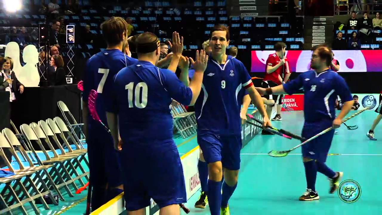 Special Olympics Floorball demo game at WFC 2015