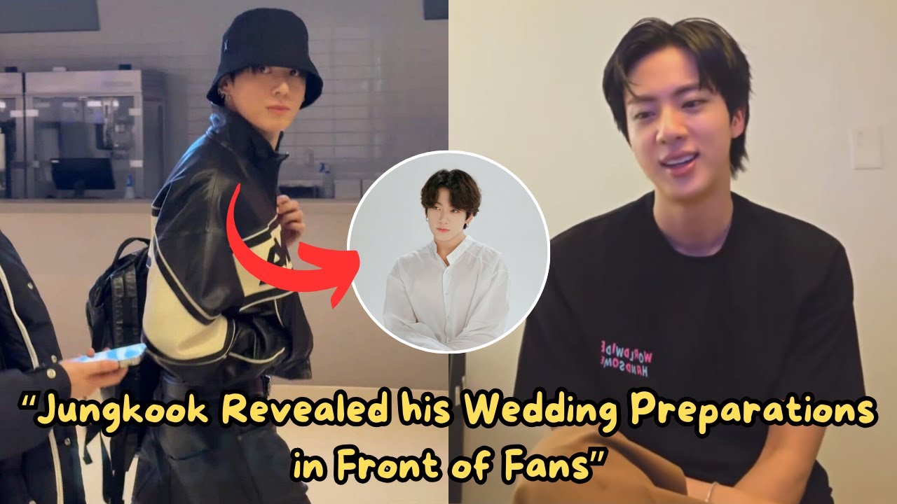 Jungkook's Wedding Preparations Revealed, Jin’s Subtle Smile Steals the Spotlight!