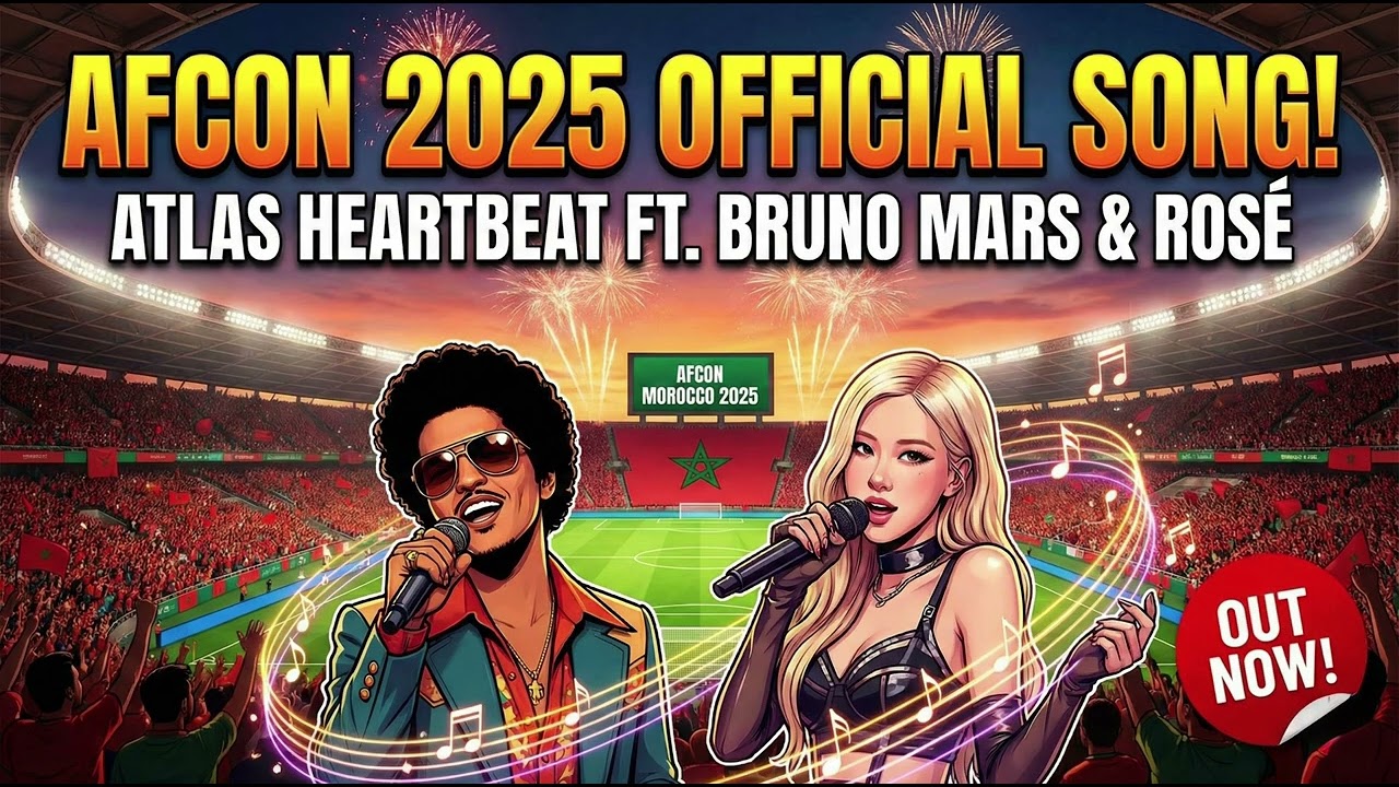 ATLAS HEARTBEAT ft Bruno Mars and Rosé – Official AFCON (Morocco 2025) Anthem Concept 🇲🇦🏆