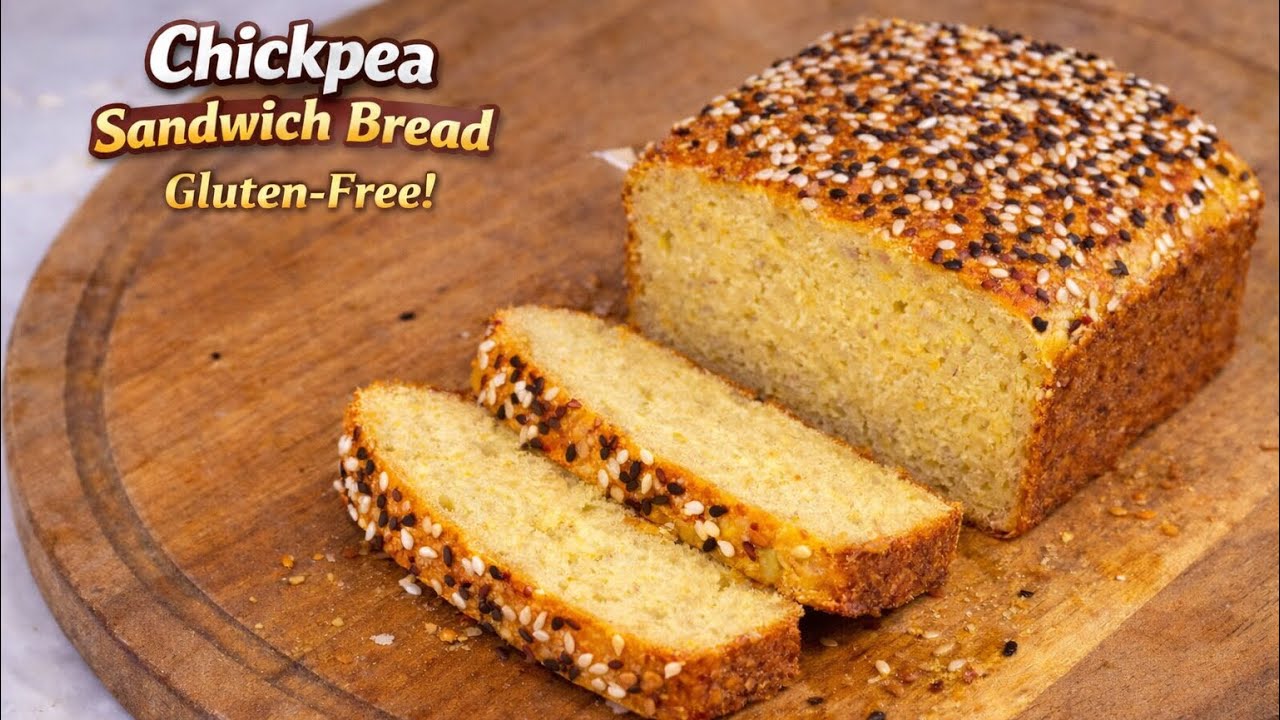 Chickpea Sandwich Bread | Gluten-Free! 