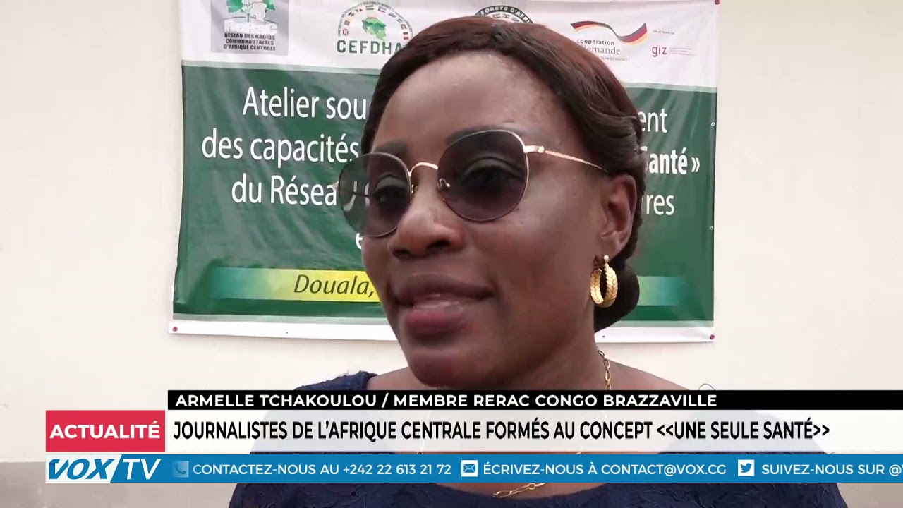 Journalistes de l'Afrique centrale formés au concept 