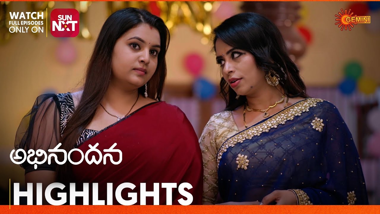 Abhinandana - Highlights of the day | Watch full EP only on Sun NXT | 07 Mar 2026 | Gemini TV
