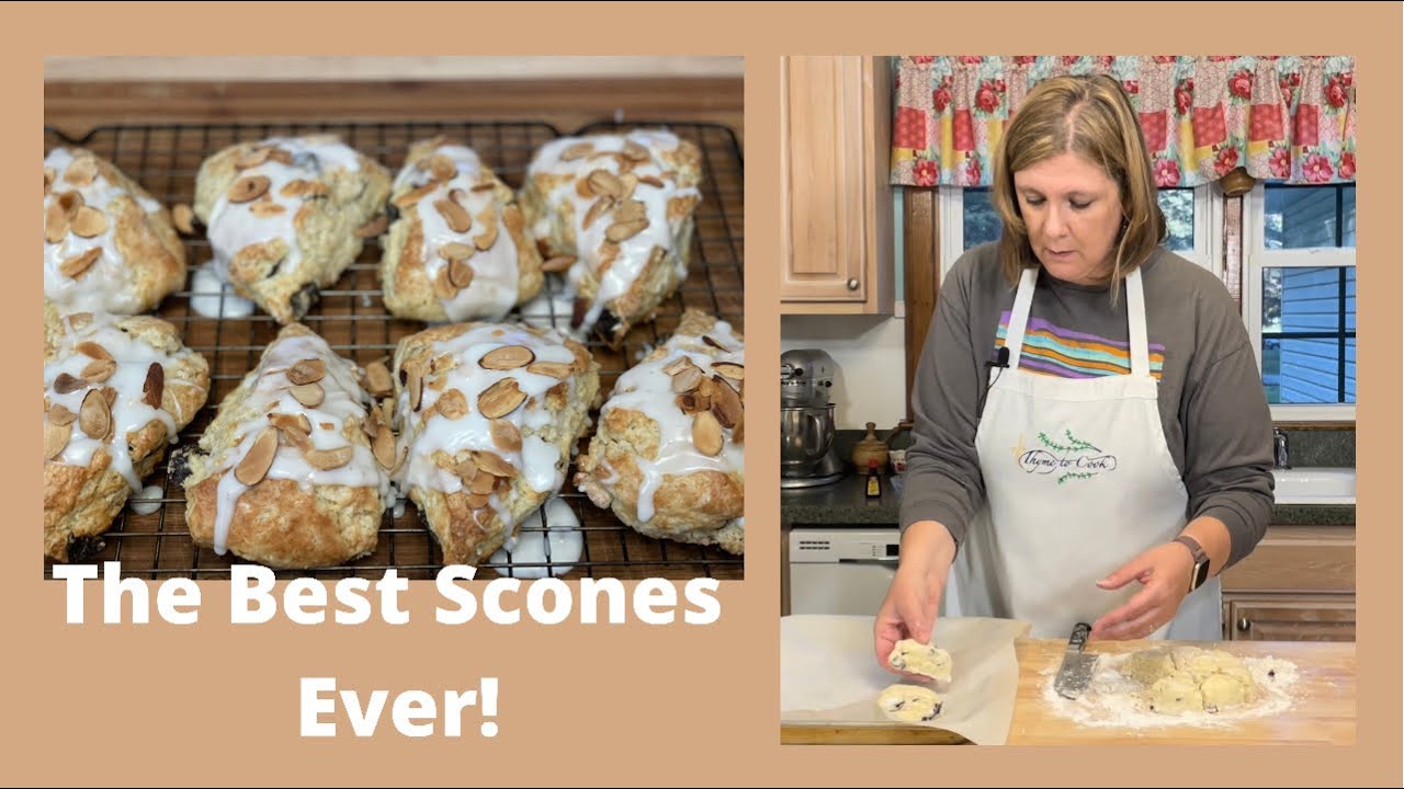 How to Make the Best Scones, Versatile Recipe, Cherry Almond Scones￼