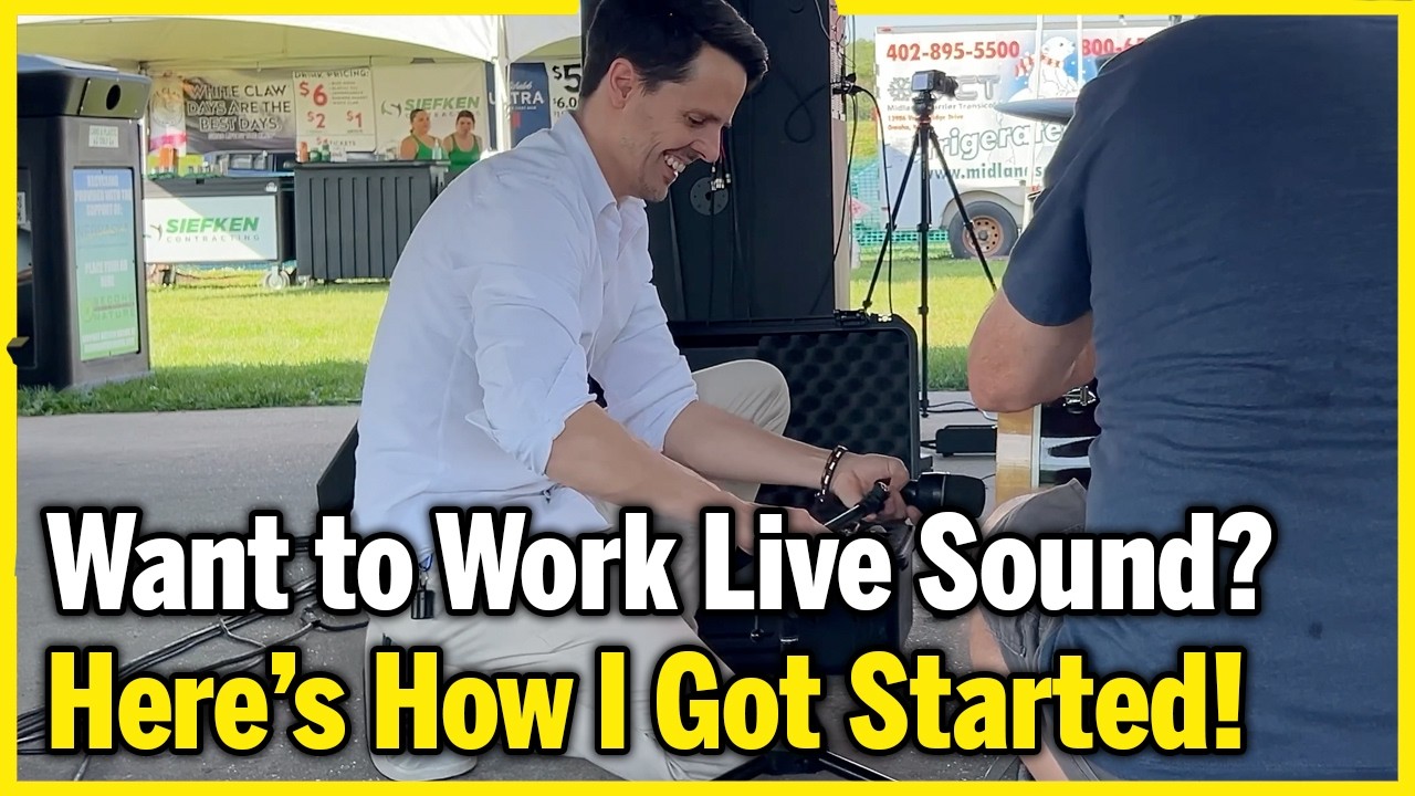Want to Work in Live Sound? Here&rsquo;s How I Got Started