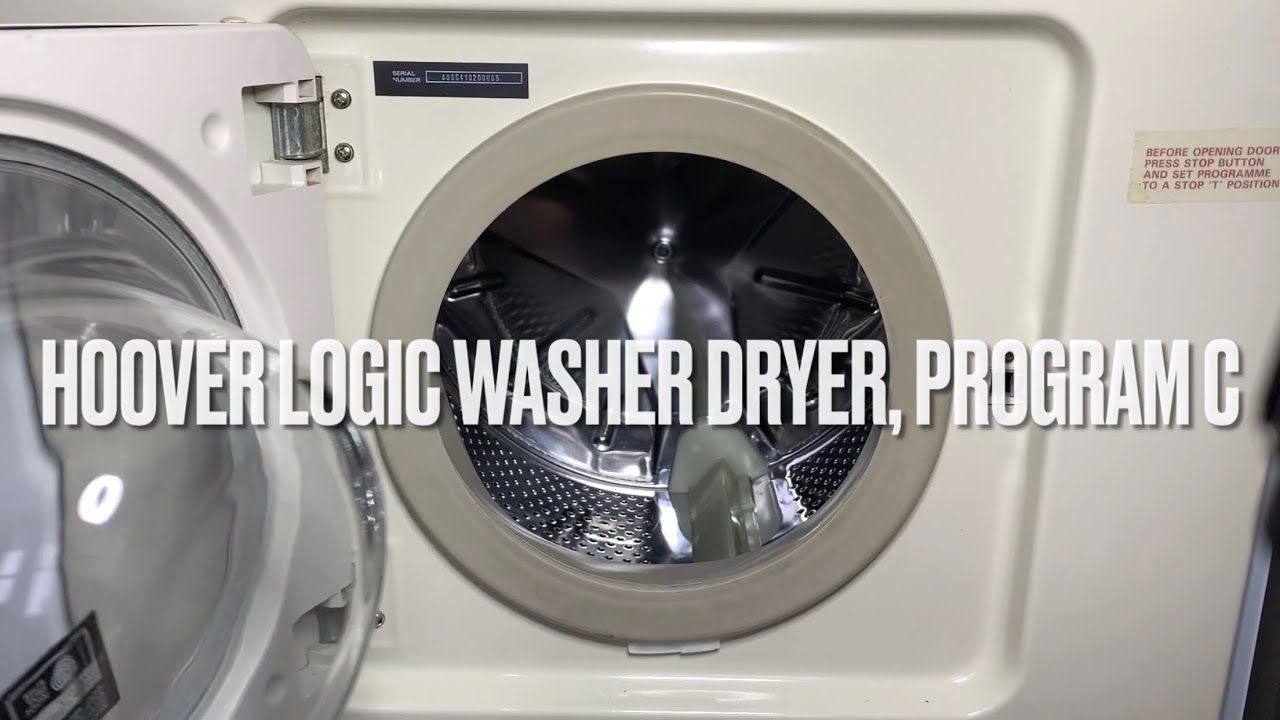 Hoover logic 1300 washer dryer- program C