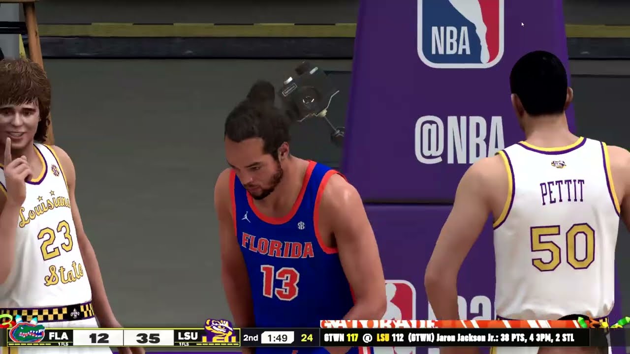 Preview of new NBA 2K25 College Alumni Roster All-Time Florida Gators @ All-Time LSU Tigers