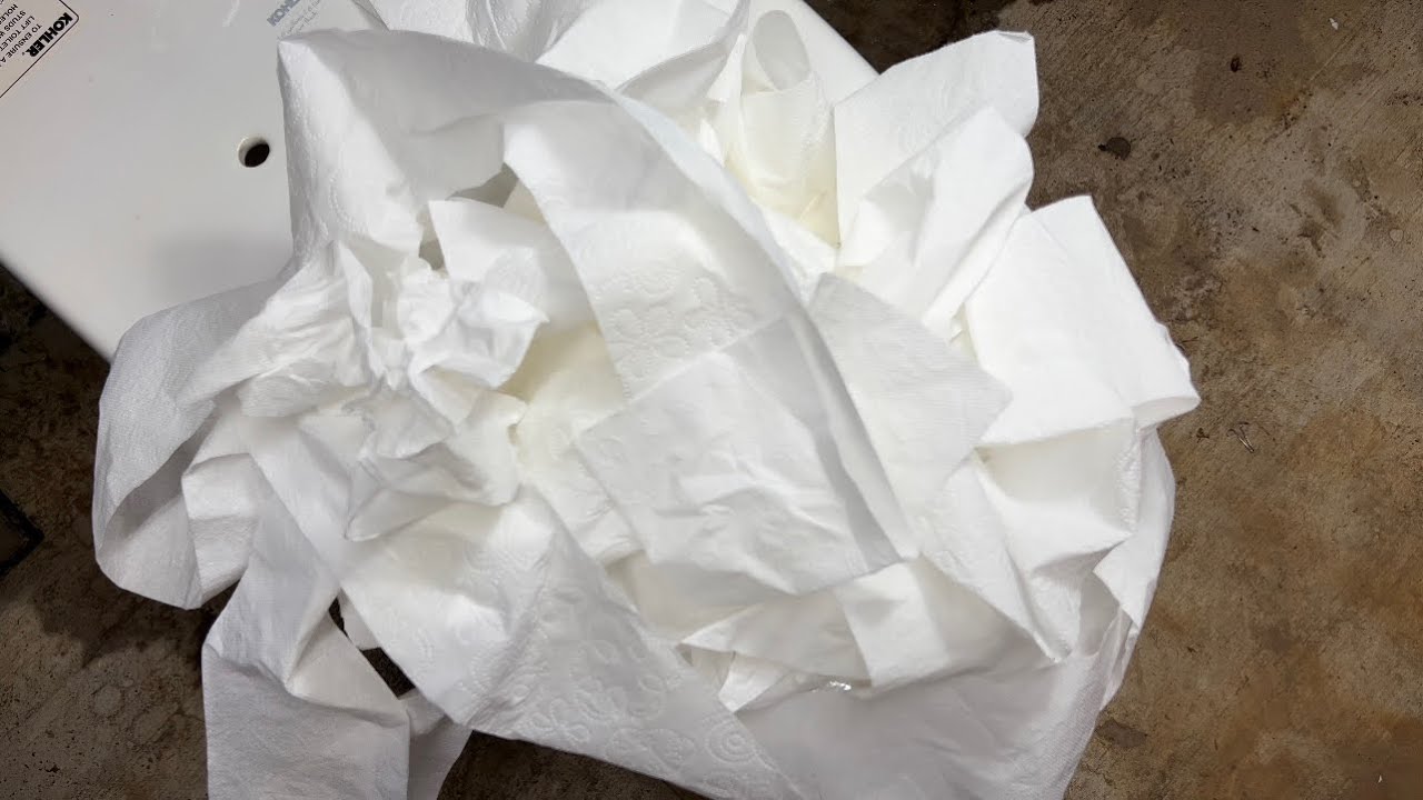 1.6gpf Kohler Kingston 100ft Toilet Paper Test