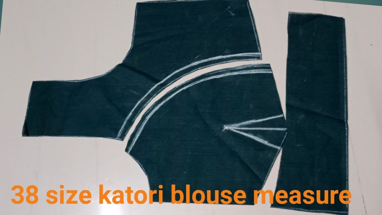38 size katori blouse cutting measure/back neck 10inch/easy blouse measure
