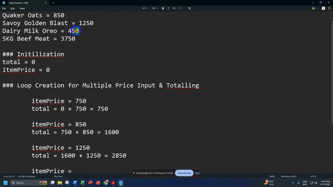 Discount Offer Creation on Customer's Purchase Amount || Pseudocode & Python